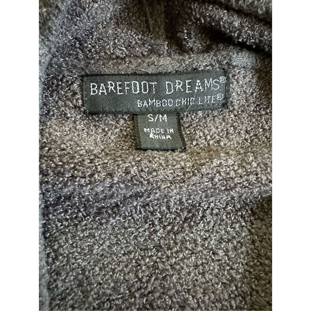 Barefoot Dreams Bamboo Chic Lite Knit cardigan 436 sz S/M Gray - Picture 5 of 8